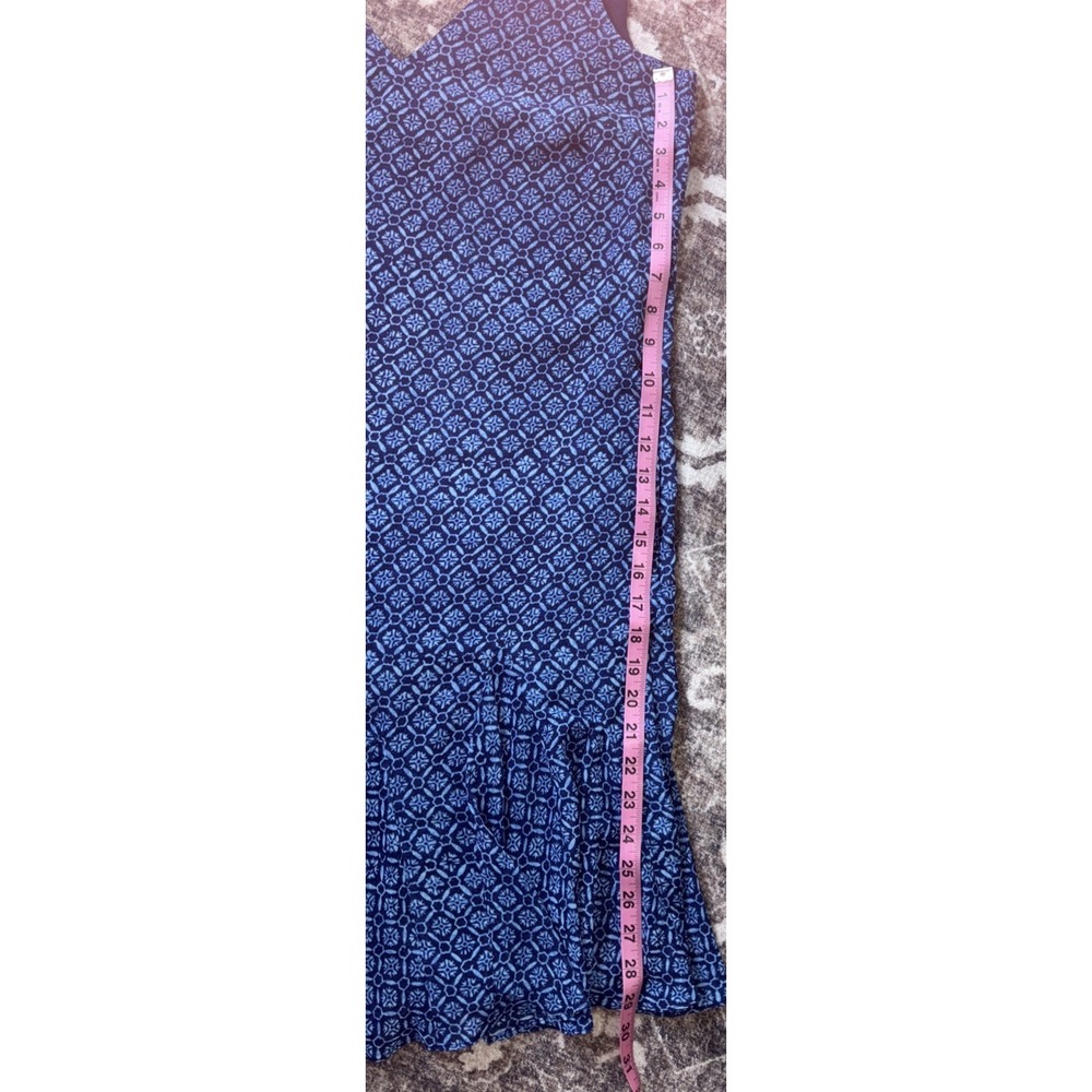 Ralph Lauren Dress Womens Size 2 blue sleeveless pockets ruffle lined - Picture 5 of 9